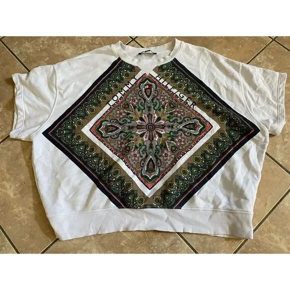 Tommy Hilfiger M Printed Pullover Sweatshirt - Picture 1 of 6